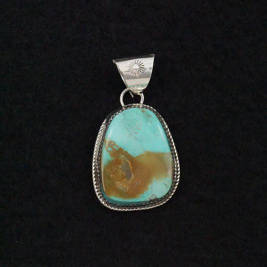 Ernest Hawthorne Turquoise & Sterling Silver Pendant