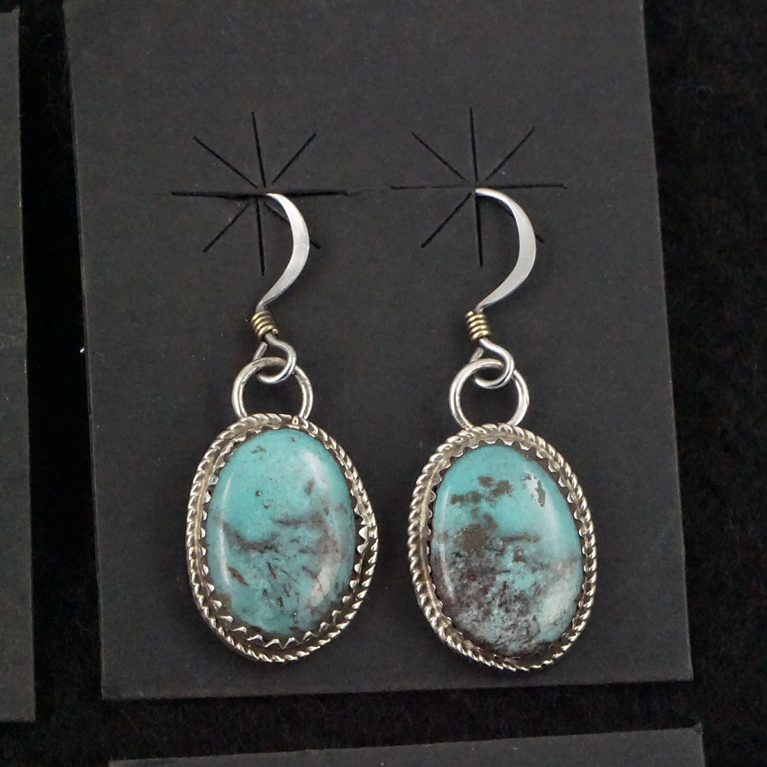 Ernest Hawthorne Turquoise & Sterling Silver Earrings