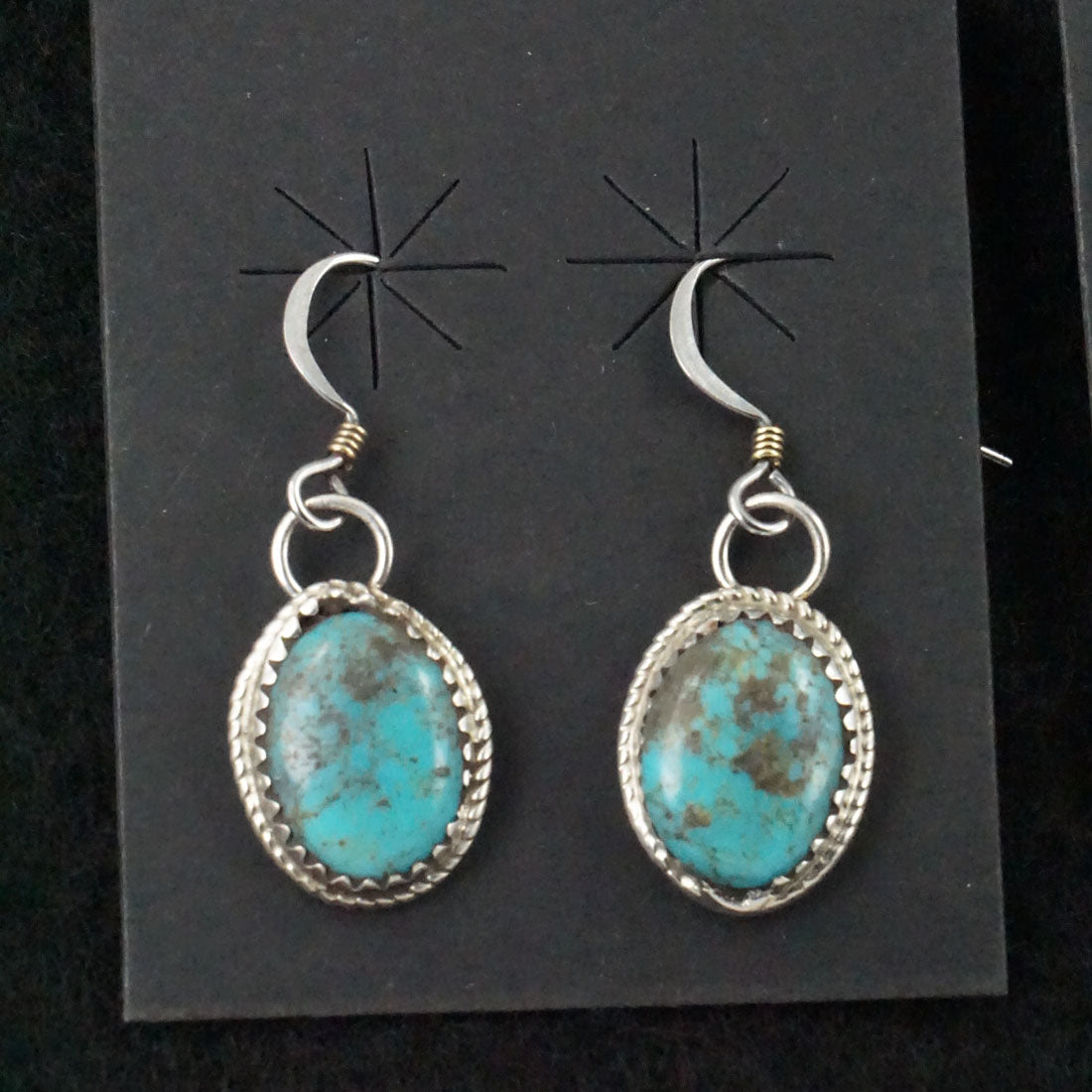 Ernest Hawthorne Turquoise & Sterling Silver Earrings