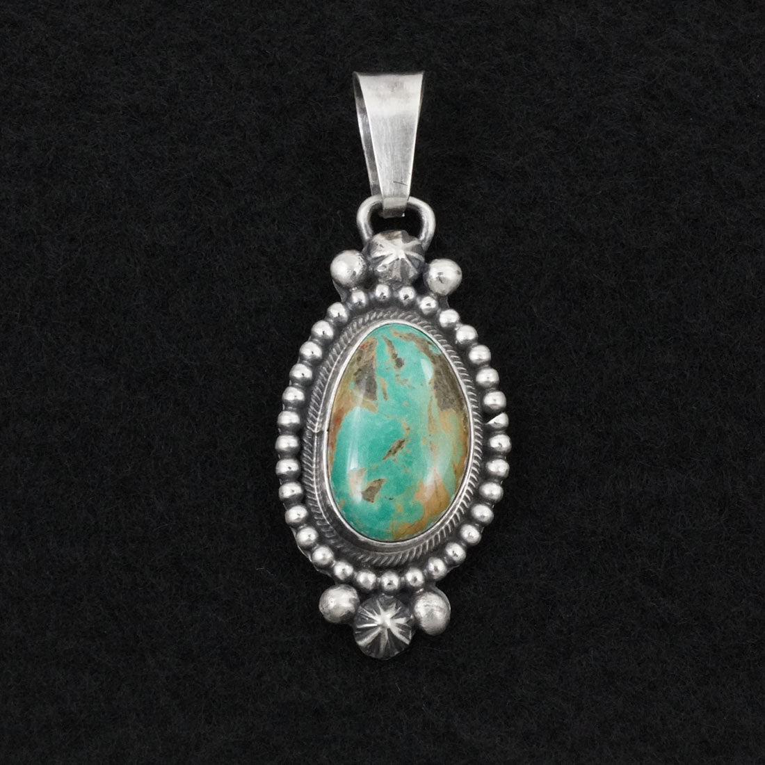 Darrin Livingston Turquoise & Sterling Silver Pendant