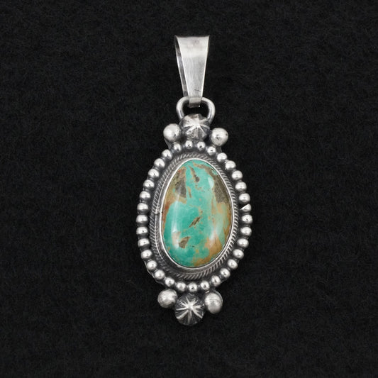 Darrin Livingston Turquoise & Sterling Silver Pendant