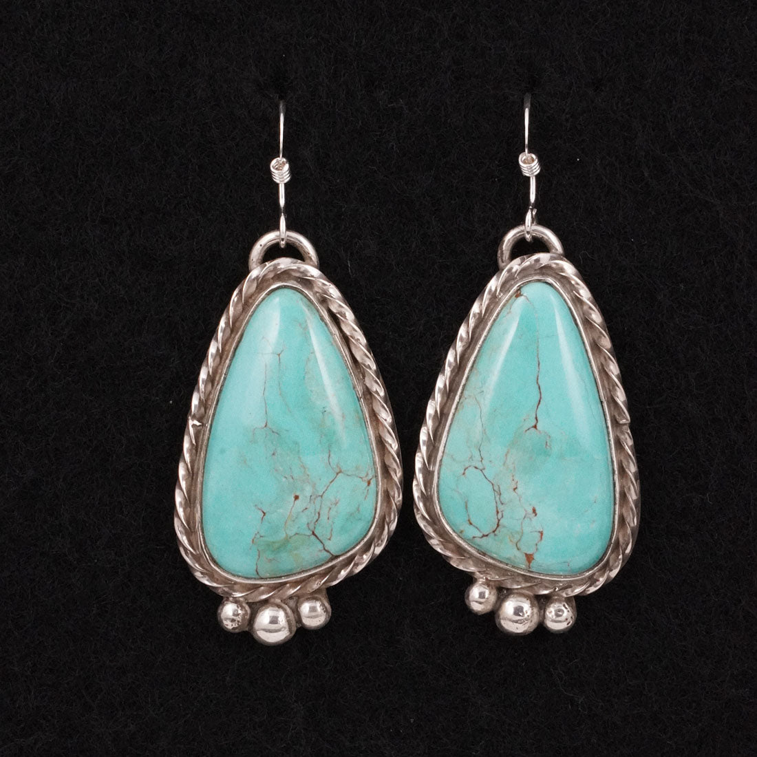 Aaron Robertson Turquoise & Sterling Silver Earrings