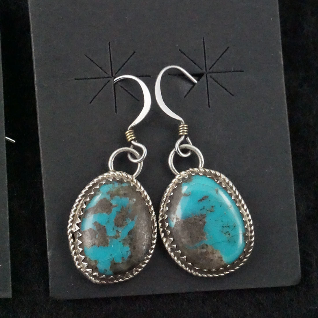 Ernest Hawthorne Turquoise & Sterling Silver Earrings