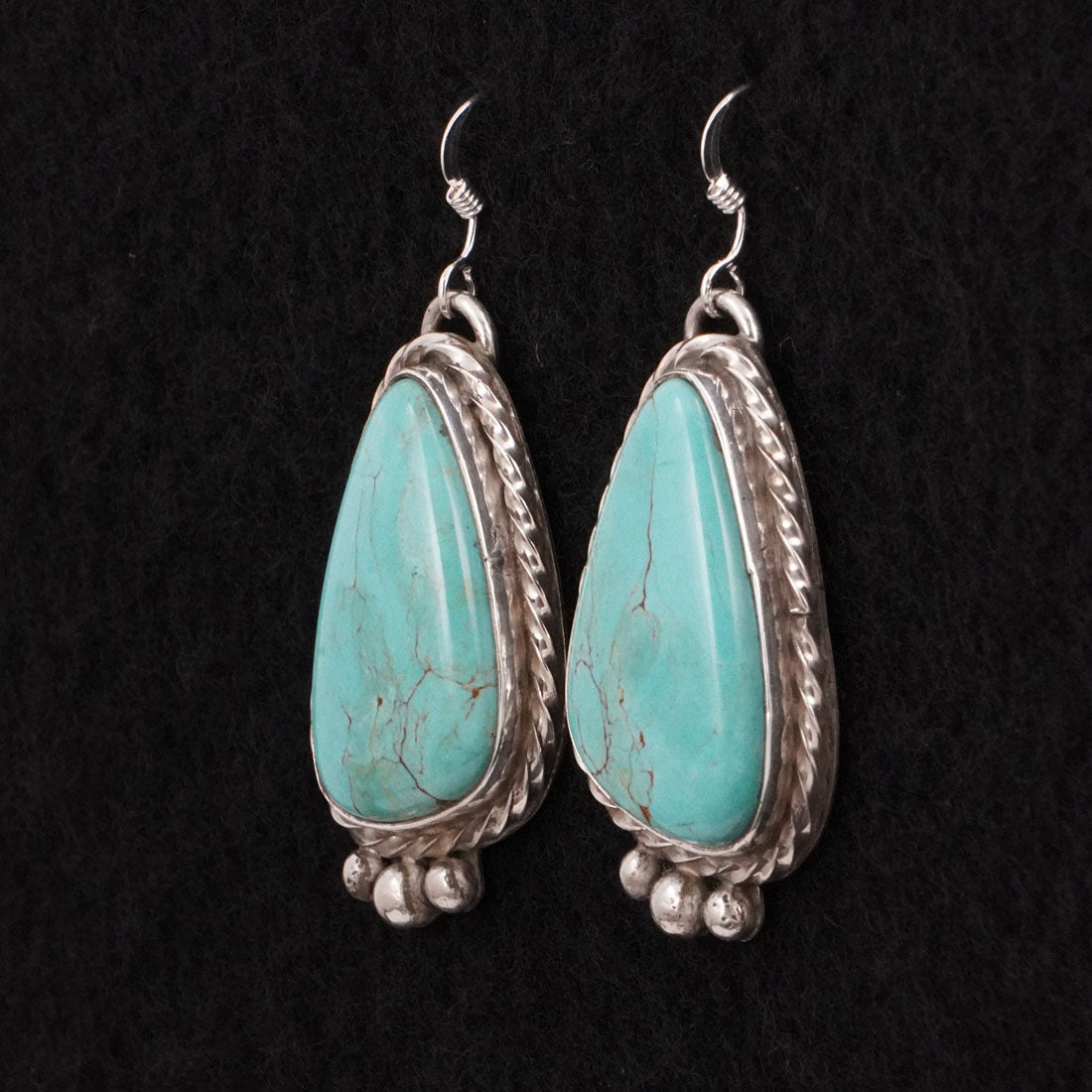 Aaron Robertson Turquoise & Sterling Silver Earrings