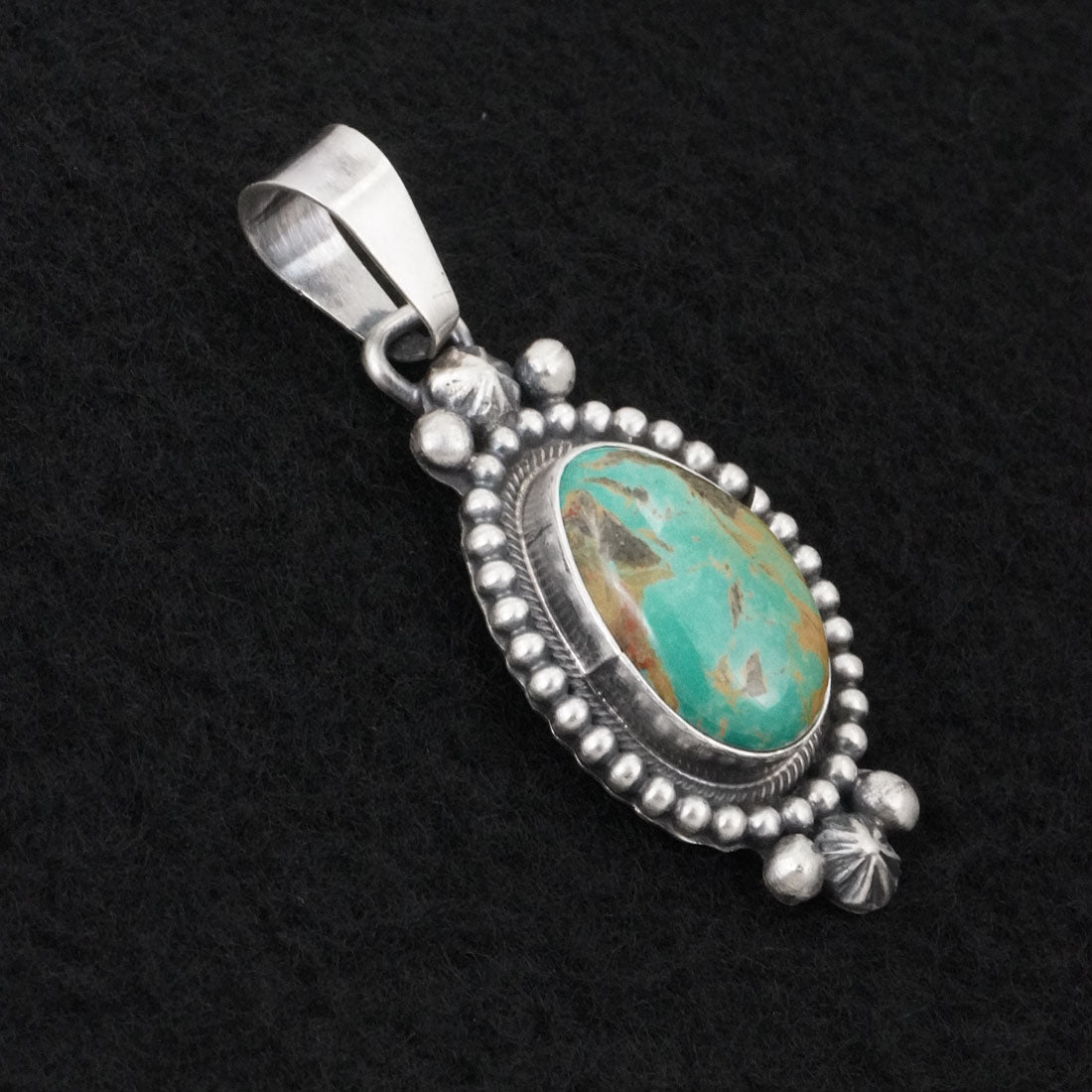 Darrin Livingston Turquoise & Sterling Silver Pendant