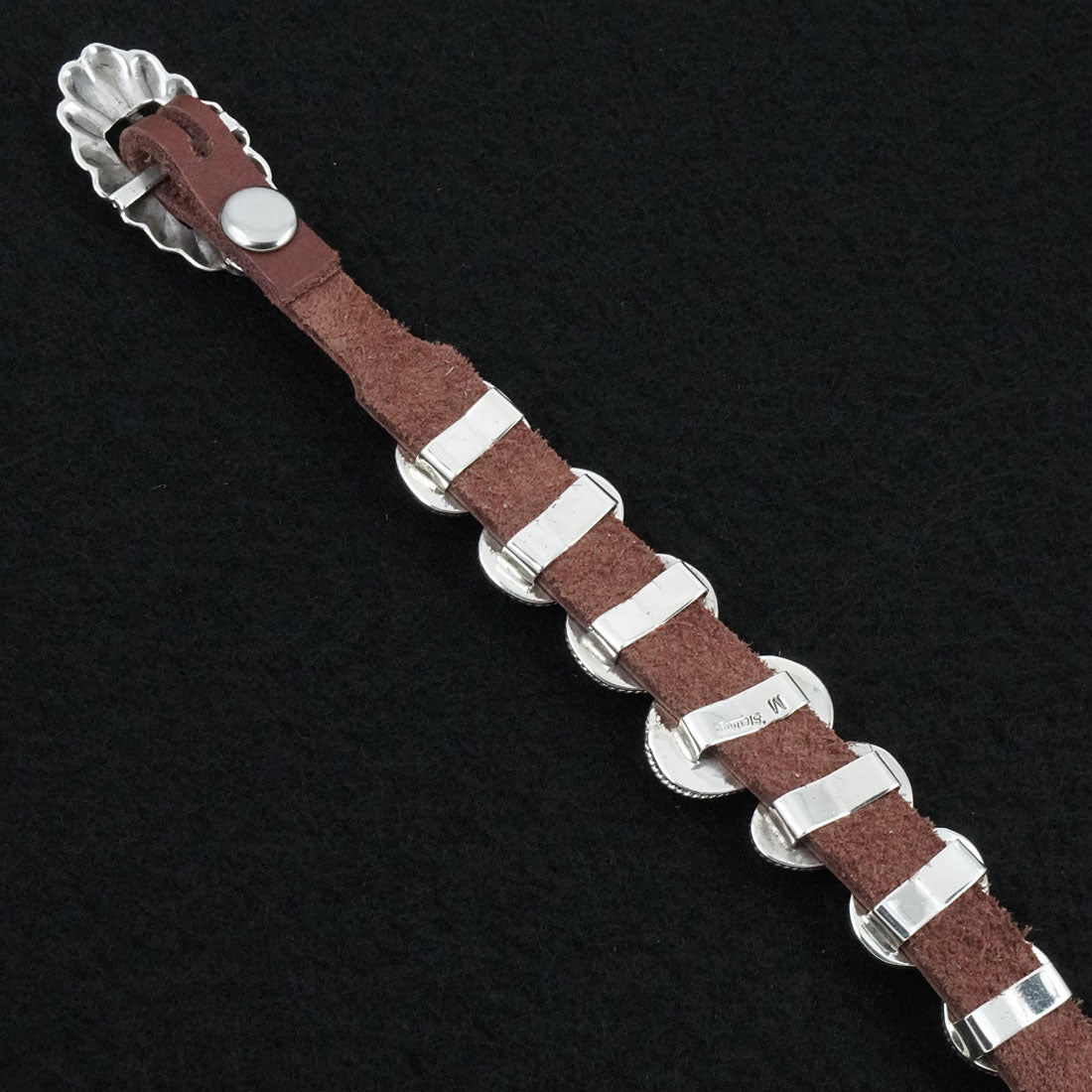 Marlene Ramone Turquoise, Sterling Silver & Leather Bracelet