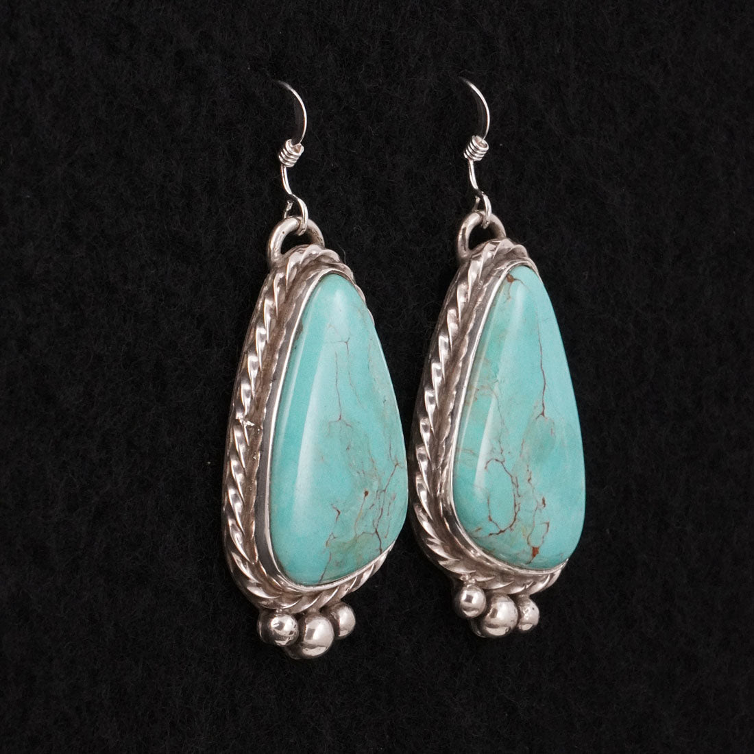 Aaron Robertson Turquoise & Sterling Silver Earrings