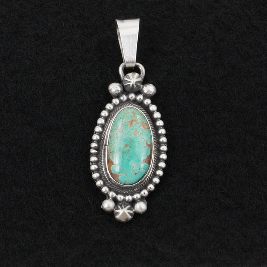 Darrin Livingston Turquoise & Sterling Silver Pendant