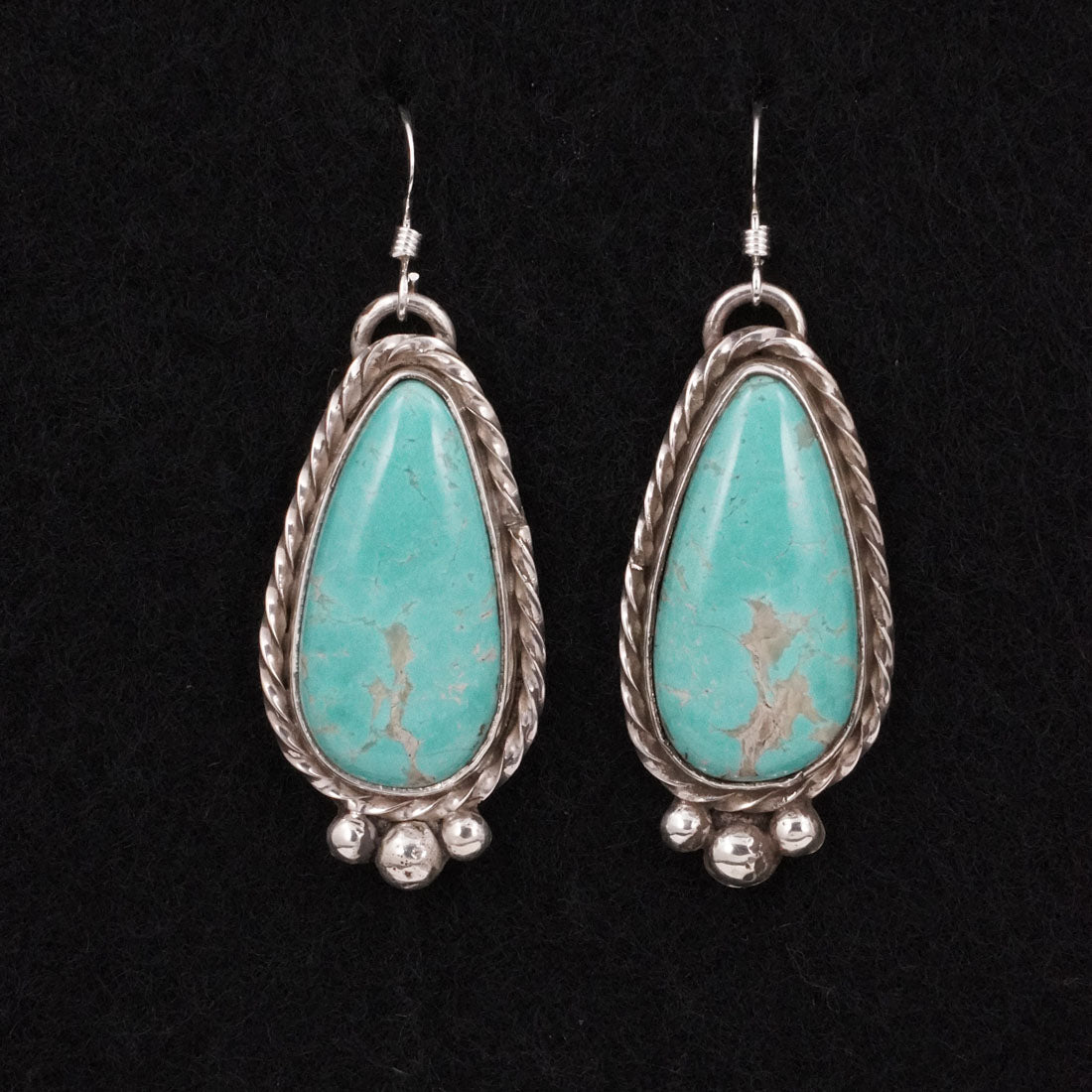 Aaron Robertson Turquoise & Sterling Silver Earrings