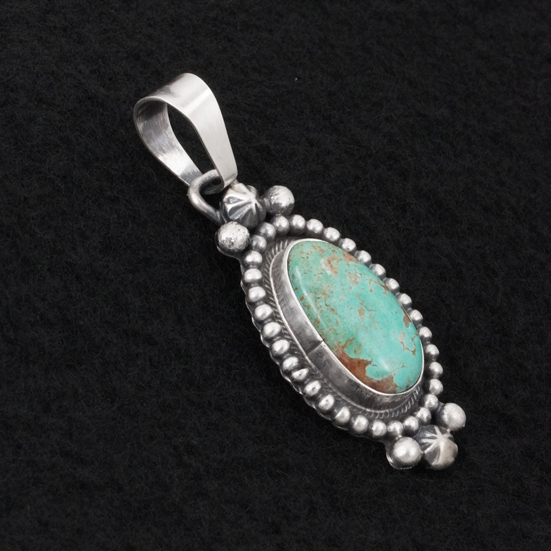 Darrin Livingston Turquoise & Sterling Silver Pendant