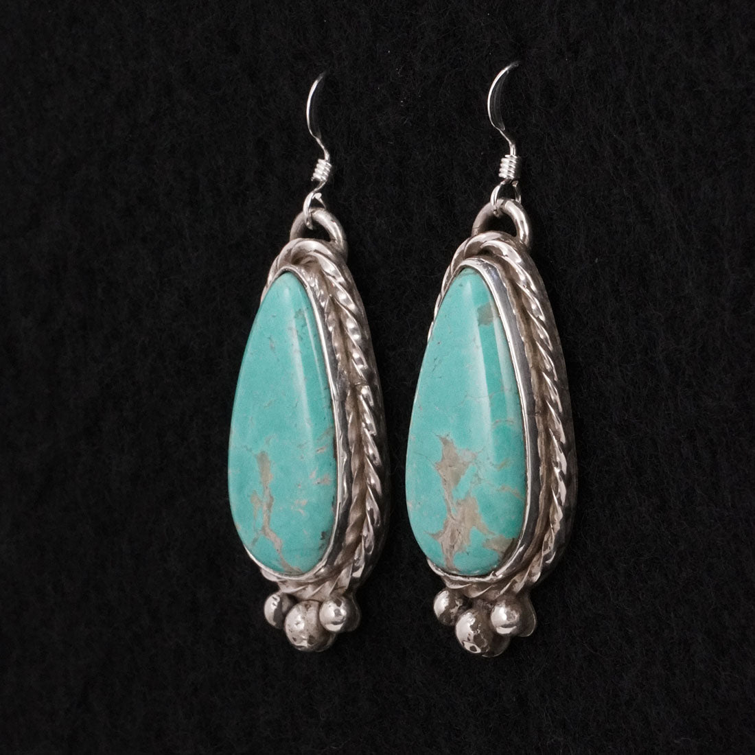 Aaron Robertson Turquoise & Sterling Silver Earrings