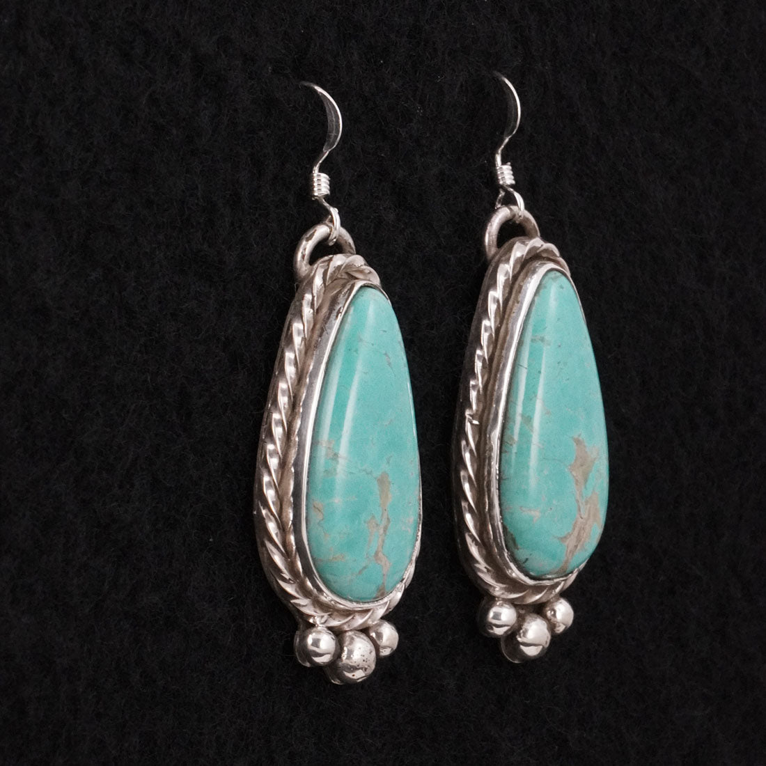 Aaron Robertson Turquoise & Sterling Silver Earrings
