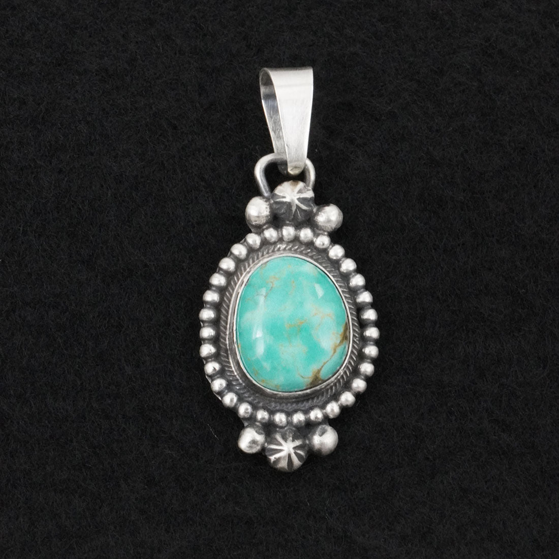 Darrin Livingston Turquoise & Sterling Silver Pendant