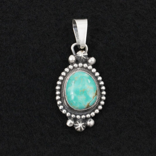 Darrin Livingston Turquoise & Sterling Silver Pendant