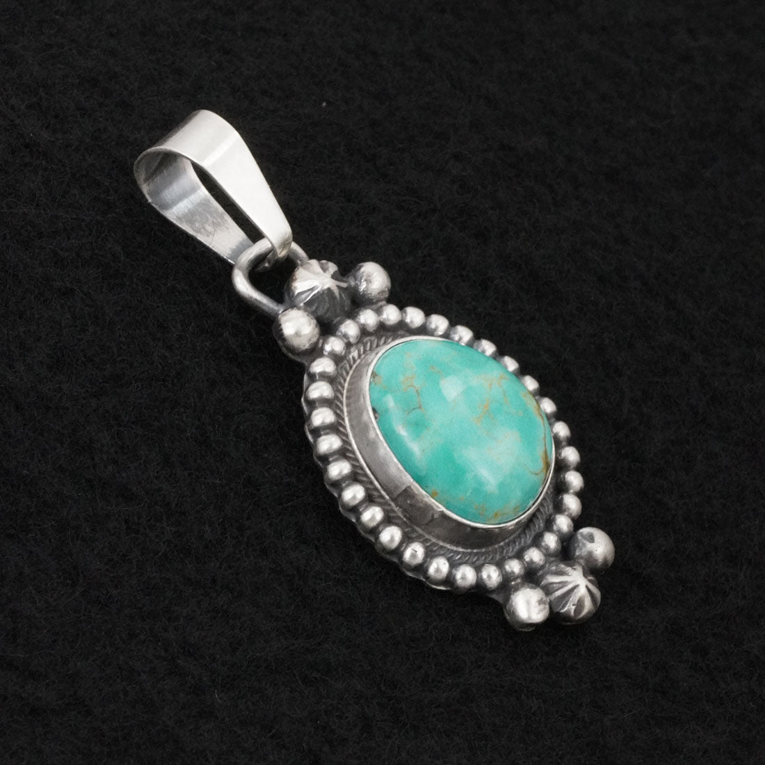 Darrin Livingston Turquoise & Sterling Silver Pendant