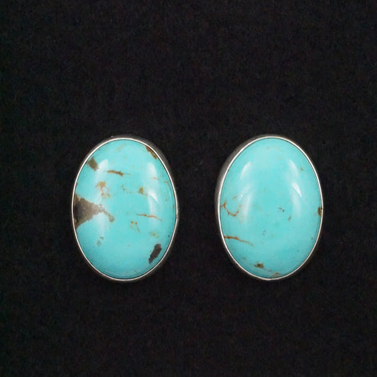 Rena Begay Turquoise & Sterling Silver Earrings