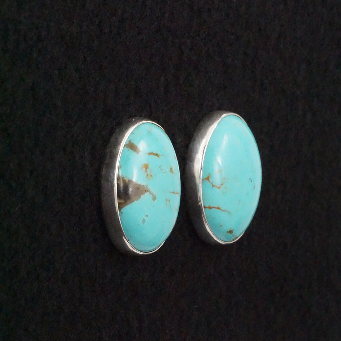 Rena Begay Turquoise & Sterling Silver Earrings