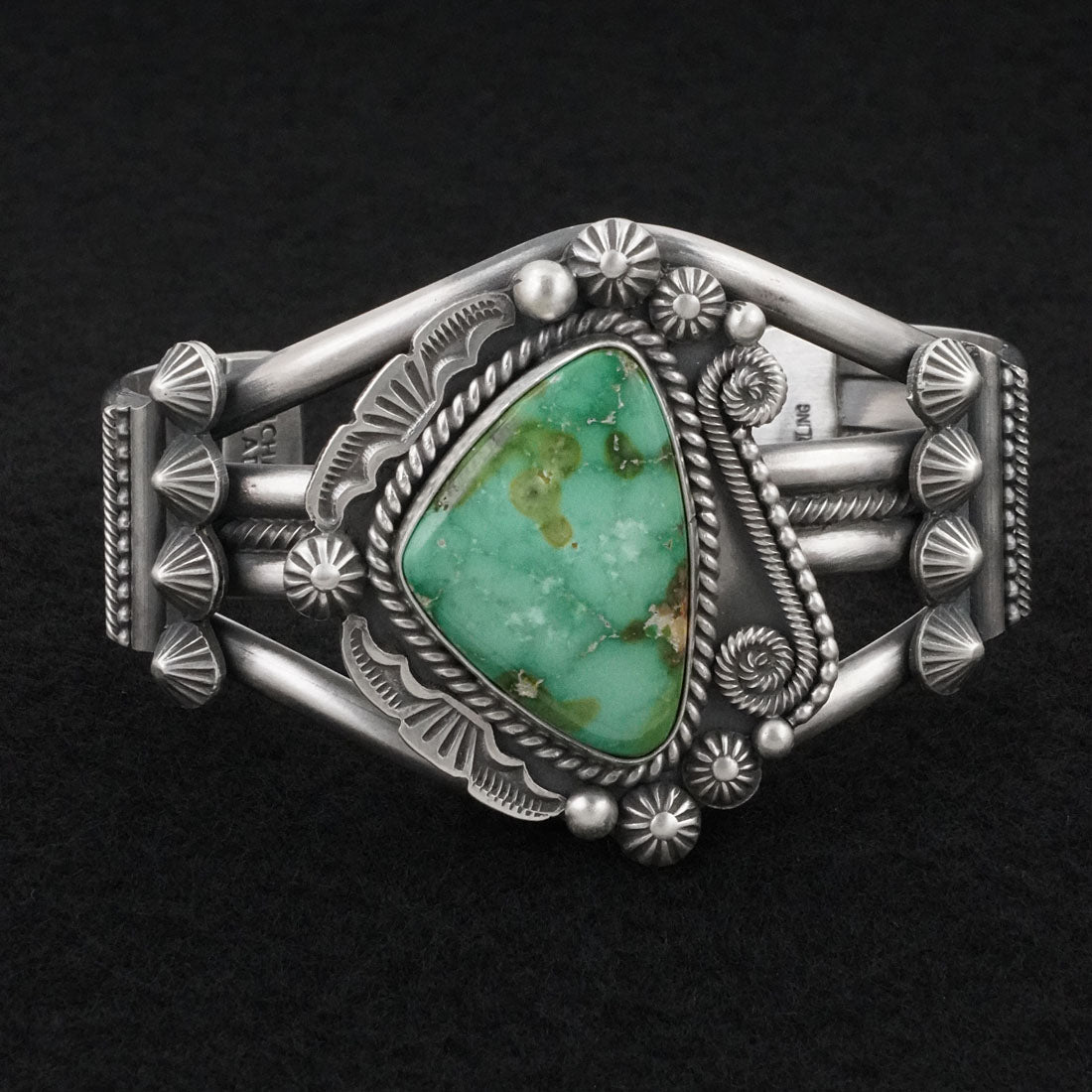 Michael Calladitto Turquoise & Sterling Silver Bracelet