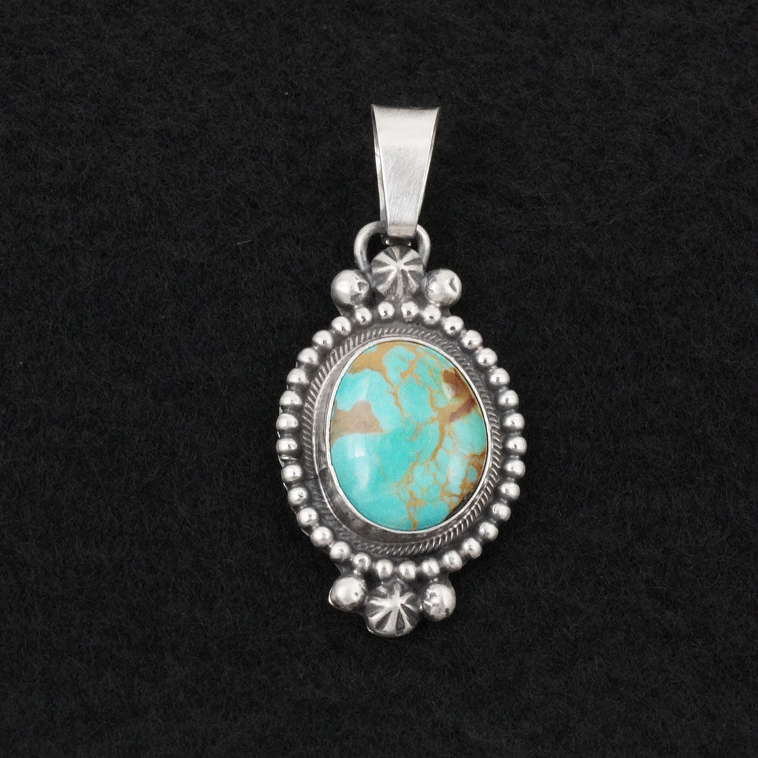 Darrin Livingston Turquoise & Sterling Silver Pendant