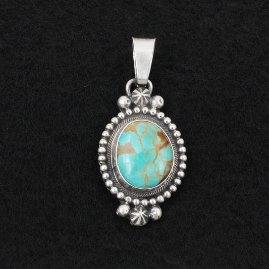 Darrin Livingston Turquoise & Sterling Silver Pendant