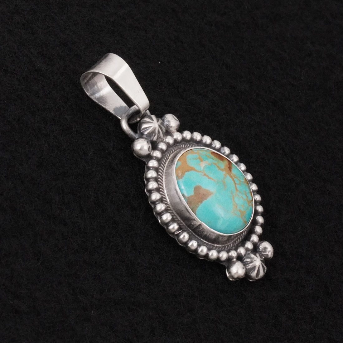 Darrin Livingston Turquoise & Sterling Silver Pendant