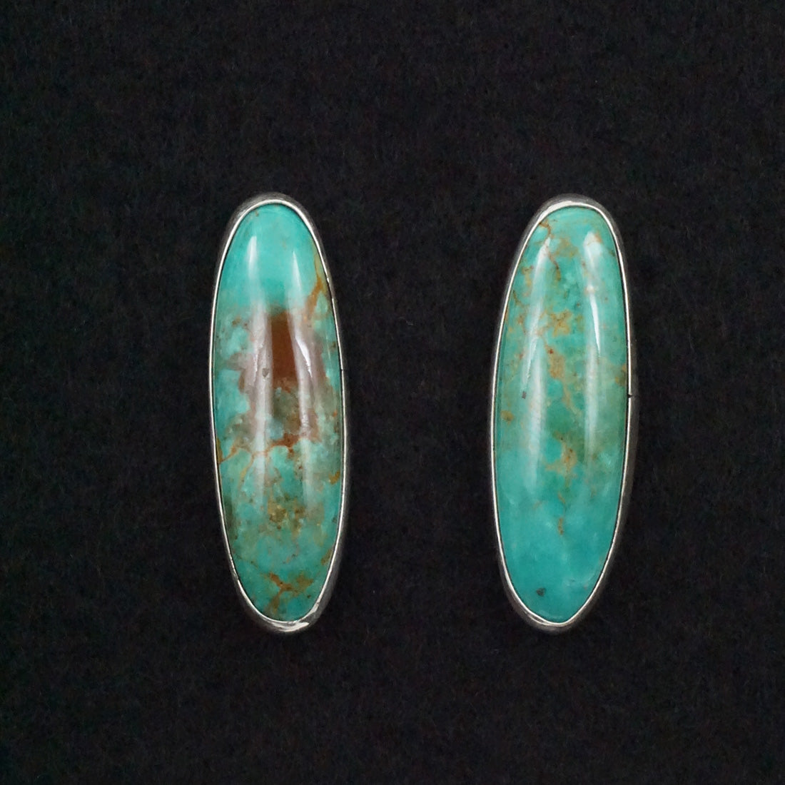 Rena Begay Turquoise & Sterling Silver Earrings