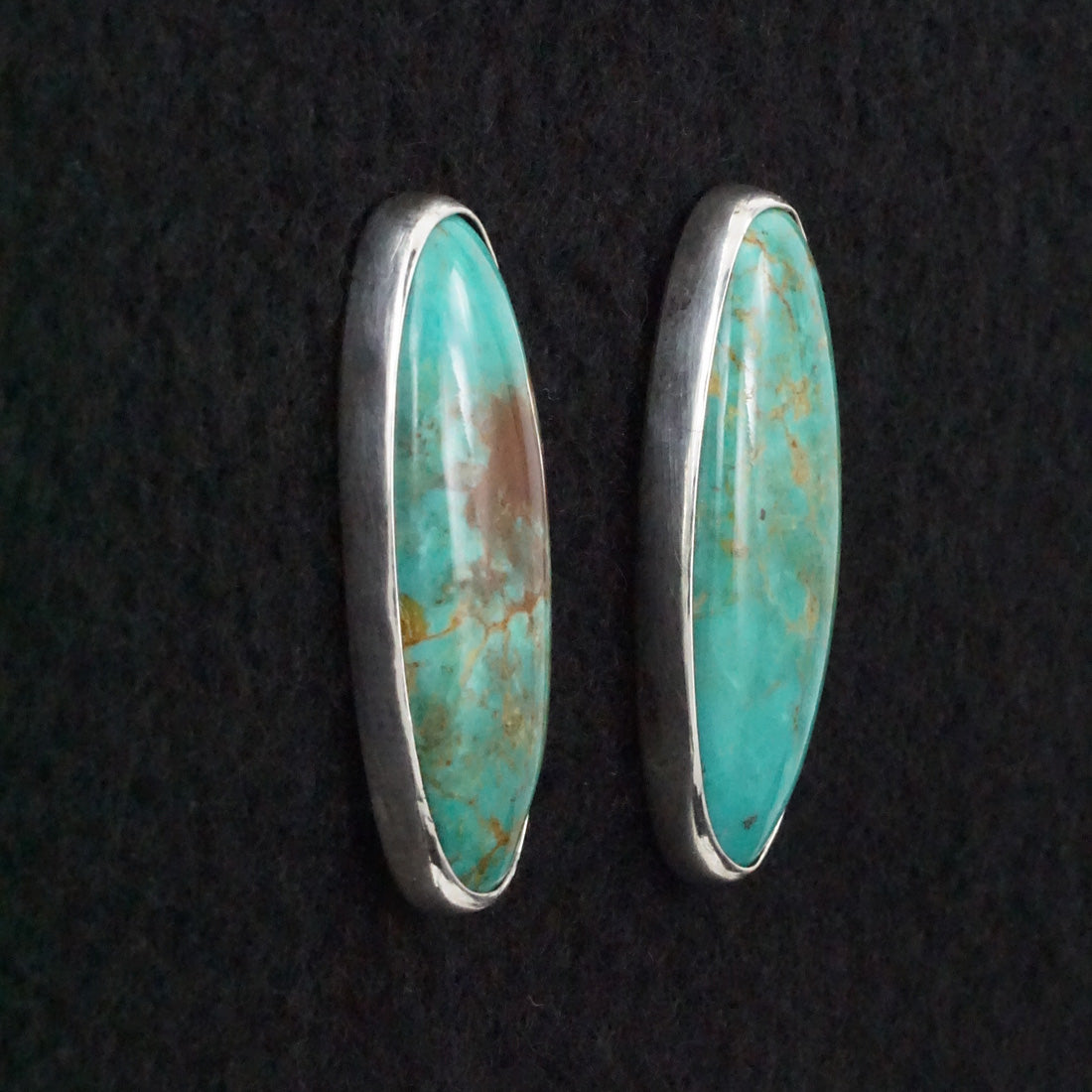 Rena Begay Turquoise & Sterling Silver Earrings