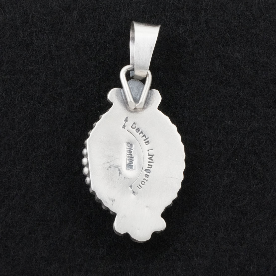 Darrin Livingston Turquoise & Sterling Silver Pendant