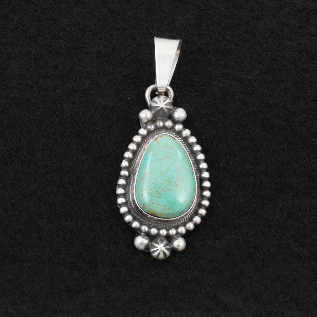 Darrin Livingston Turquoise & Sterling Silver Pendant