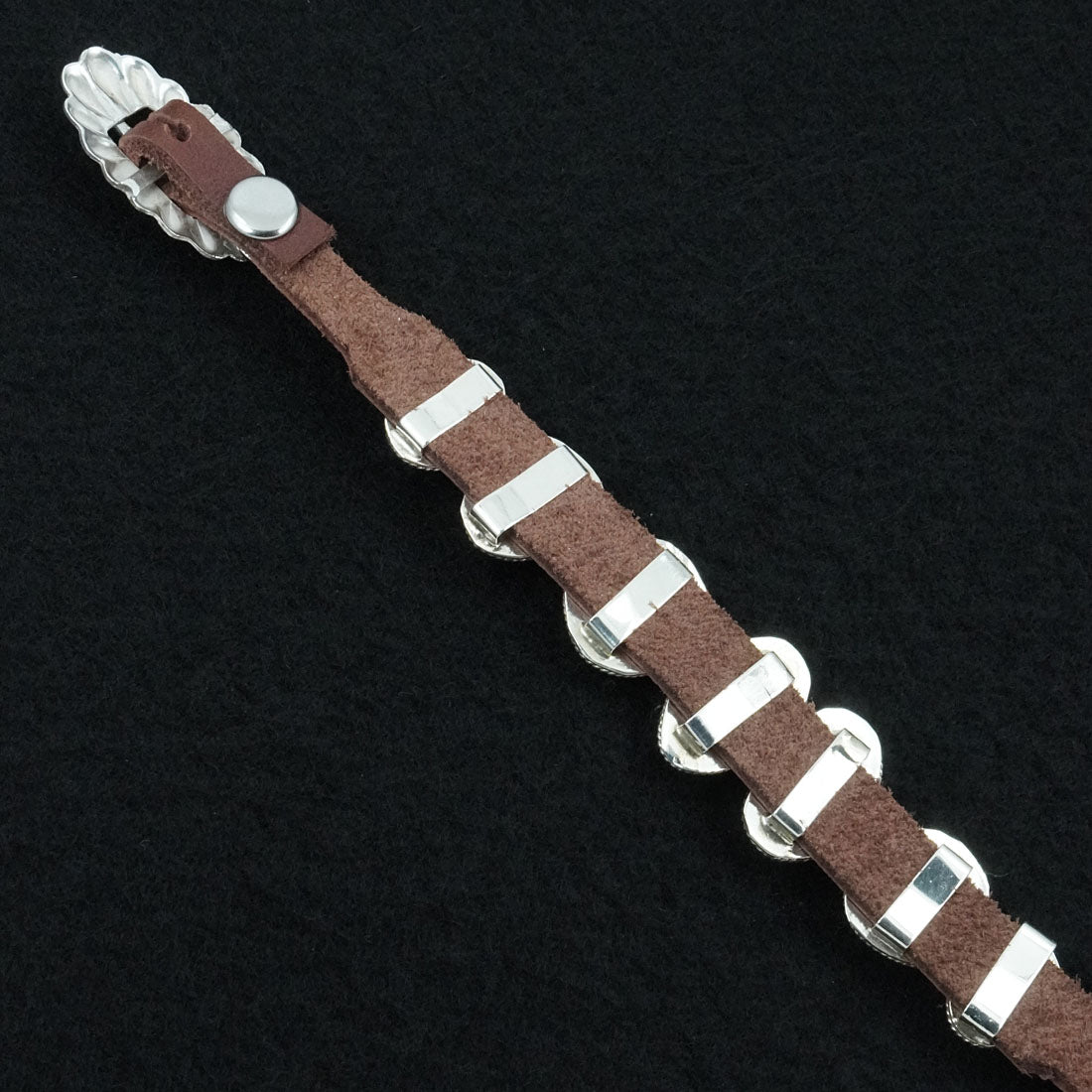 Marlene Ramone Turquoise, Sterling Silver & Leather Bracelet