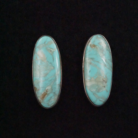 Rena Begay Turquoise & Sterling Silver Earrings