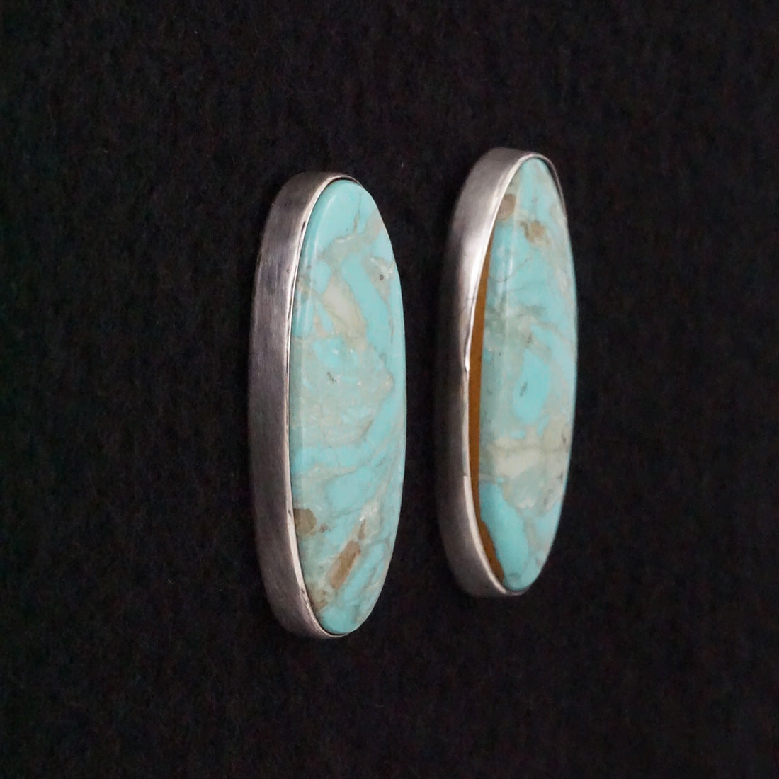 Rena Begay Turquoise & Sterling Silver Earrings