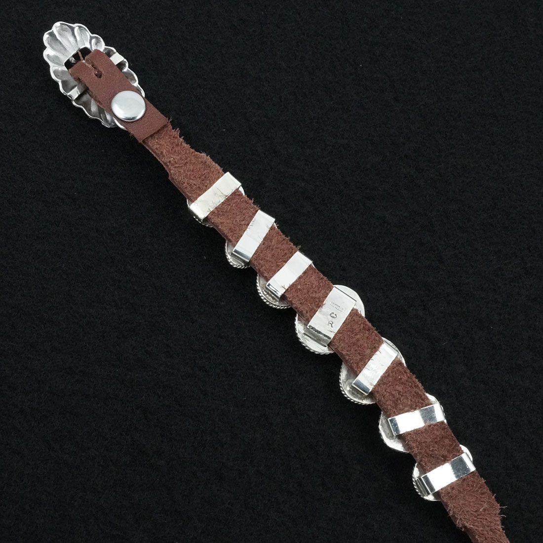 Rosita Charlie Turquoise, Sterling Silver & Leather Bracelet