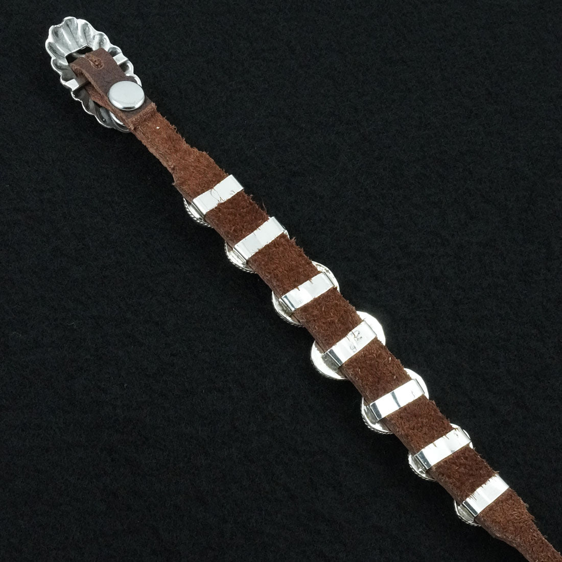Rosita Charlie Turquoise, Sterling Silver & Leather Bracelet