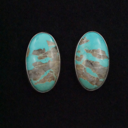 Rena Begay Turquoise & Sterling Silver Earrings