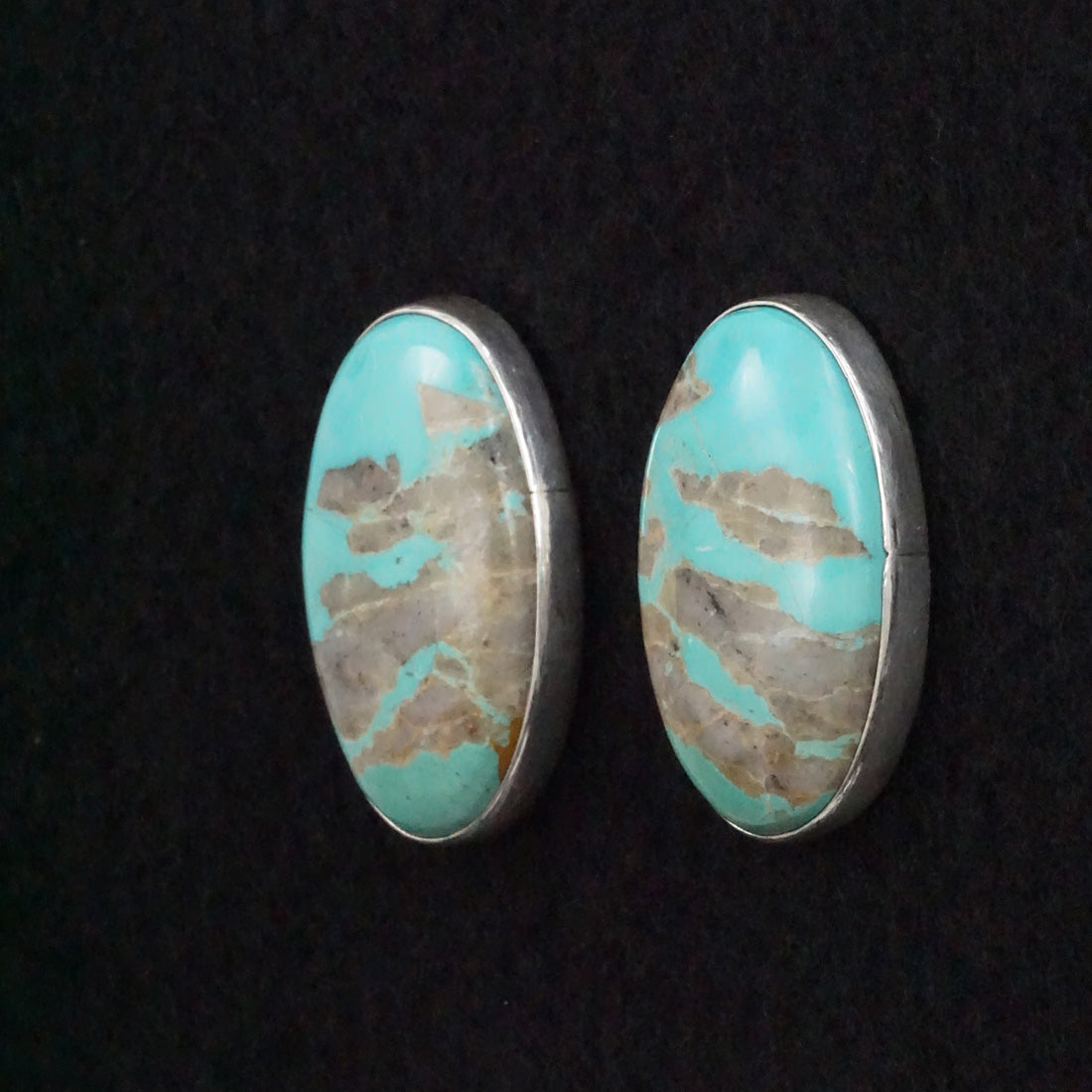 Rena Begay Turquoise & Sterling Silver Earrings