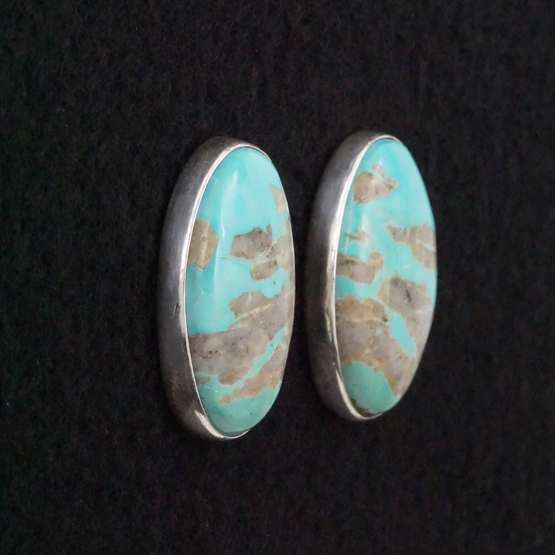 Rena Begay Turquoise & Sterling Silver Earrings