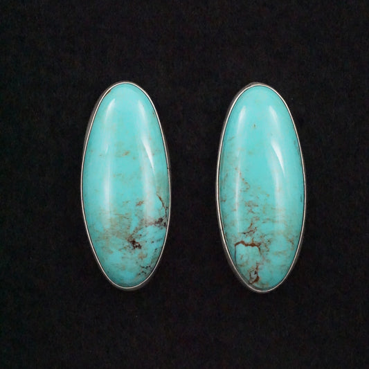 Rena Begay Turquoise & Sterling Silver Earrings