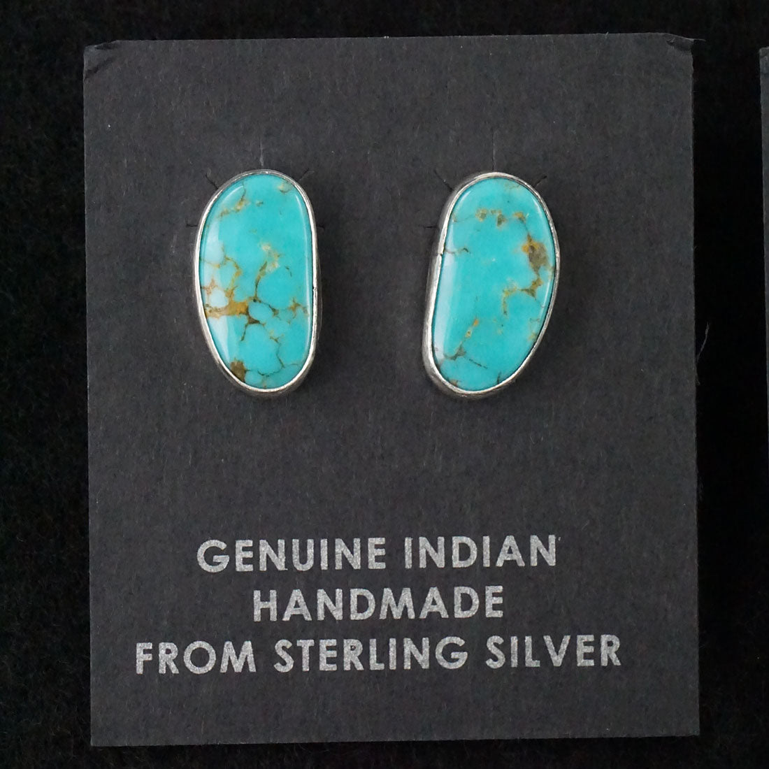 Marco Begaye Turquoise & Sterling Silver Earrings