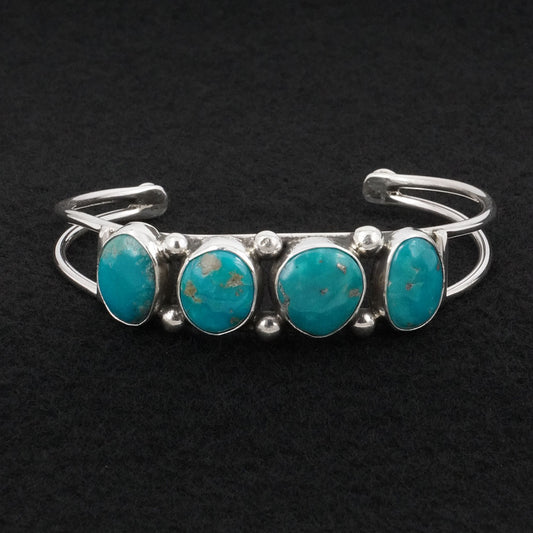 Priscilla Reeder Turquoise & Sterling Silver Bracelet
