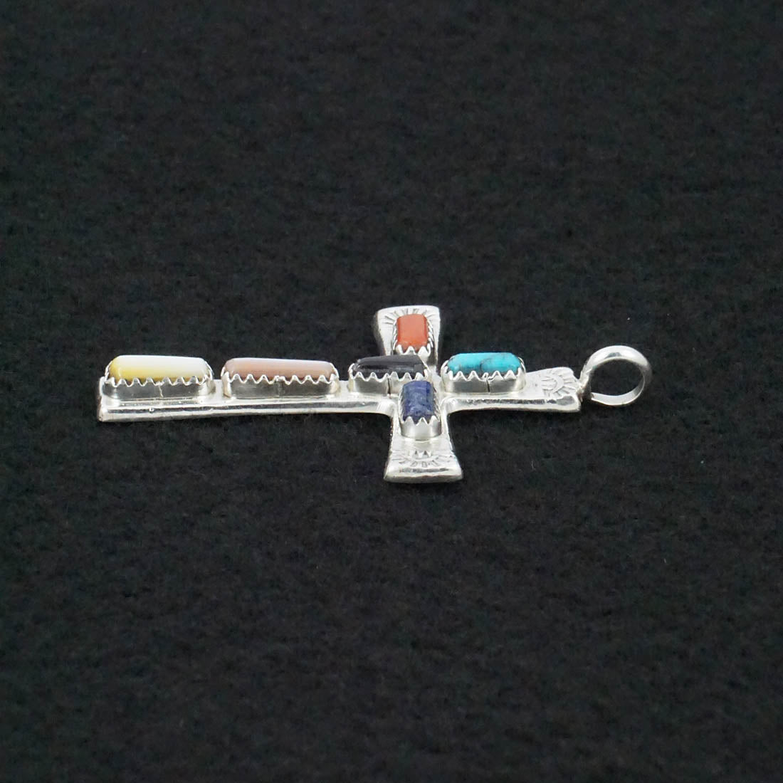 Marilyn Iule Multi-Stone & Sterling Silver Pendant