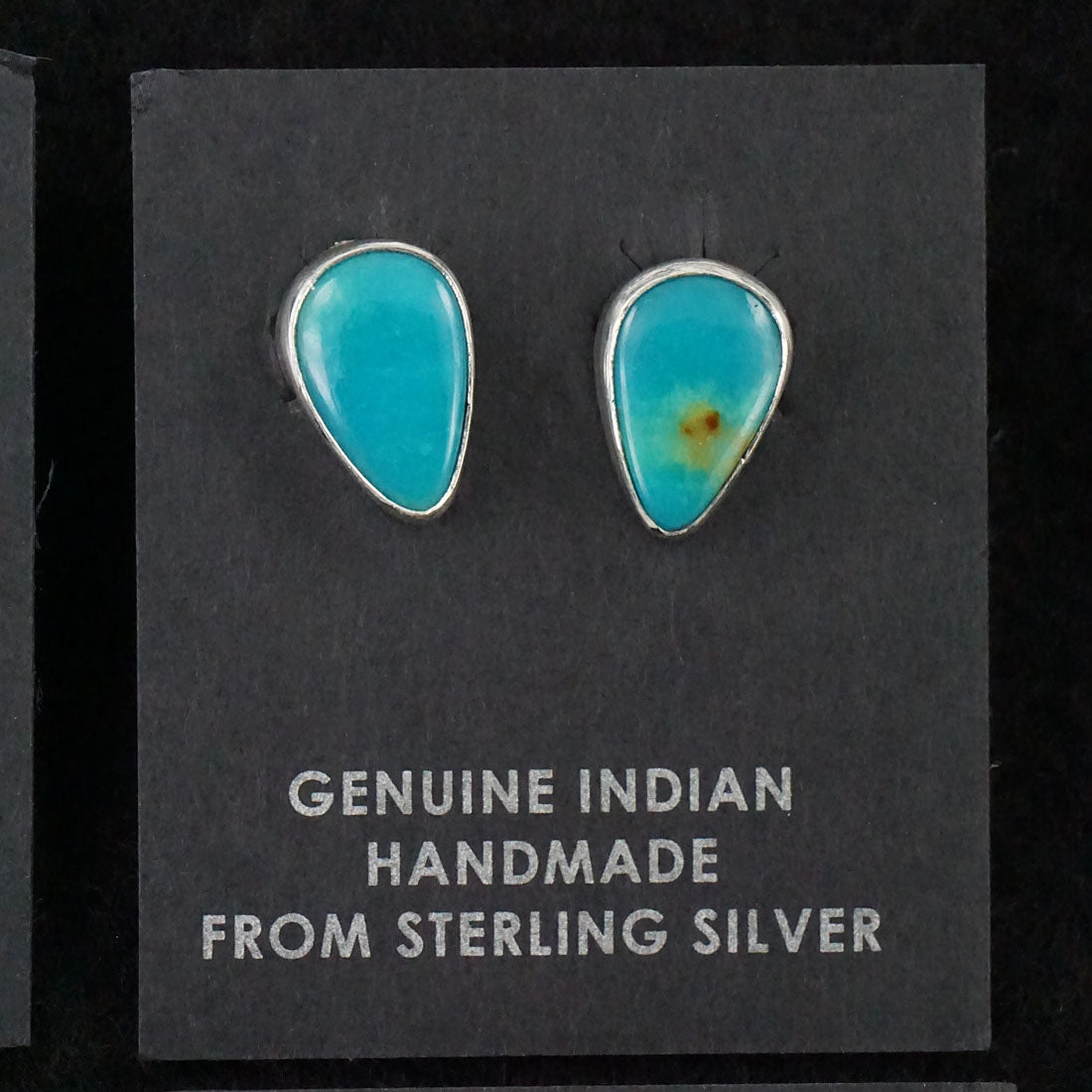 Marco Begaye Turquoise & Sterling Silver Earrings