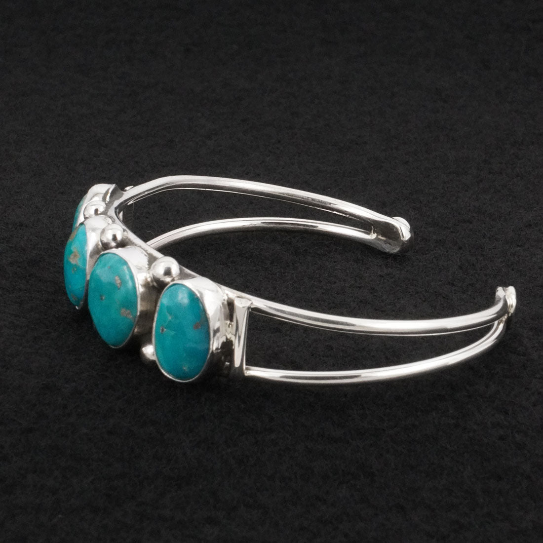 Priscilla Reeder Turquoise & Sterling Silver Bracelet