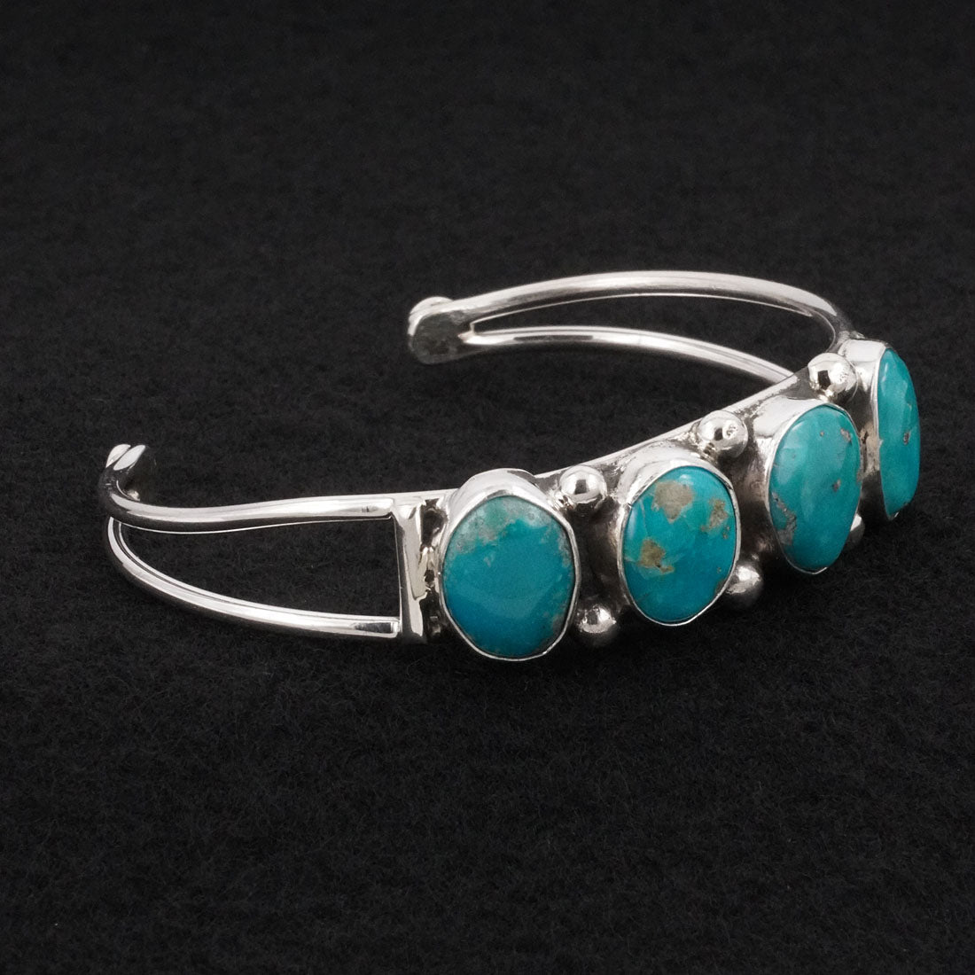 Priscilla Reeder Turquoise & Sterling Silver Bracelet