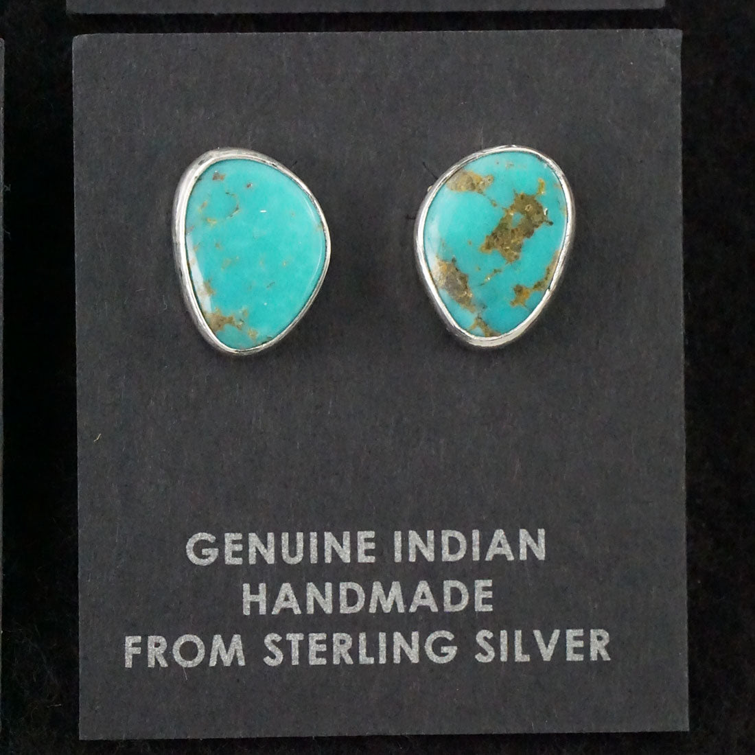 Marco Begaye Turquoise & Sterling Silver Earrings