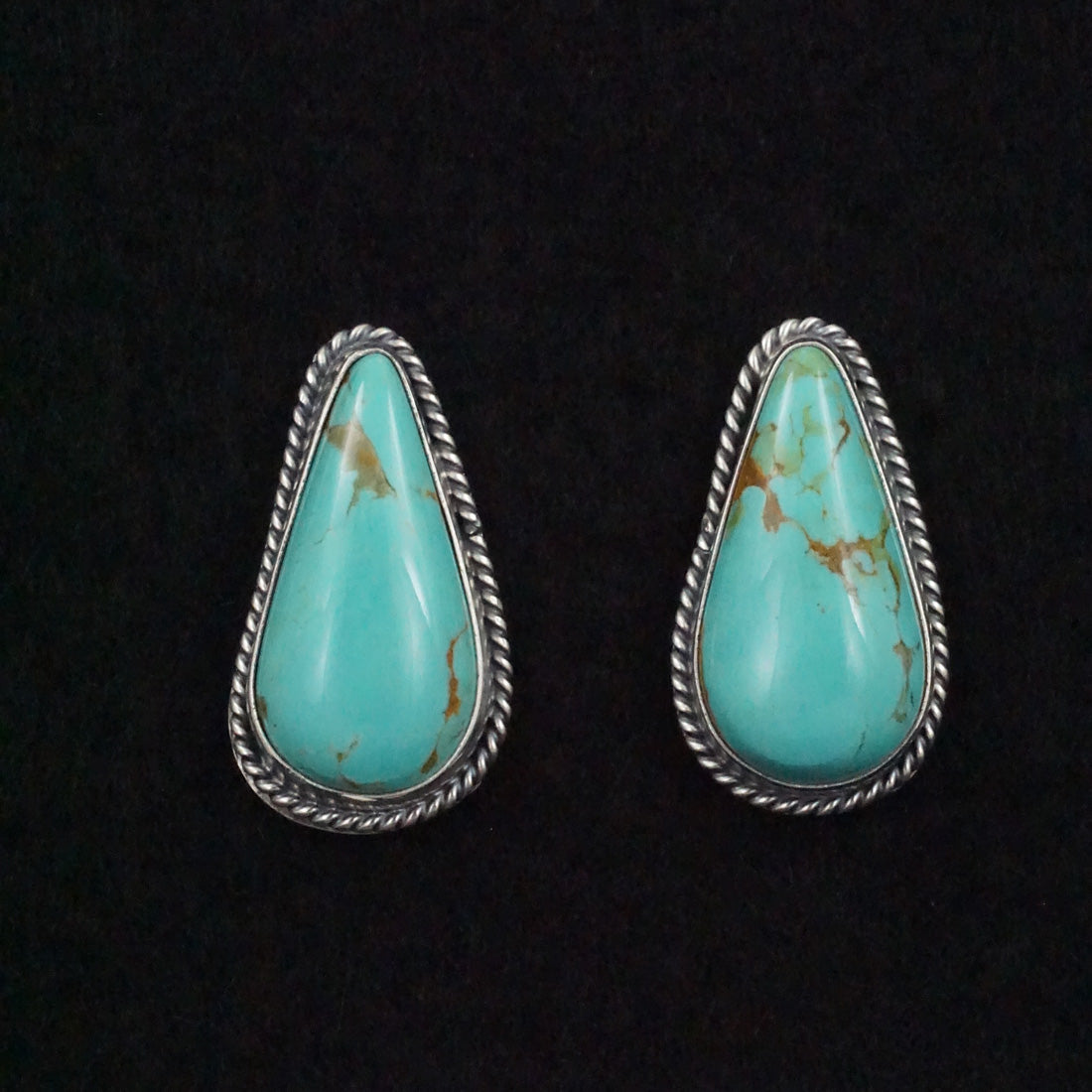 Rena Begay Turquoise & Sterling Silver Earrings