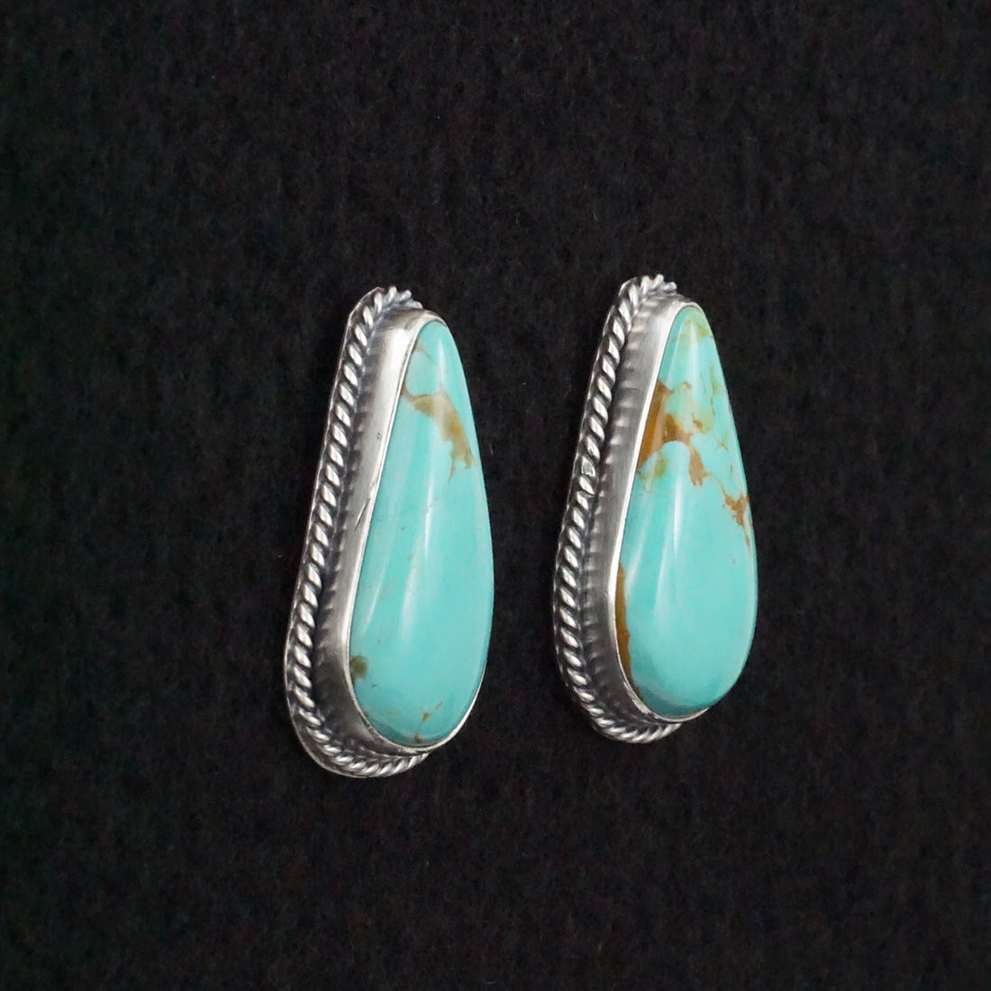 Rena Begay Turquoise & Sterling Silver Earrings