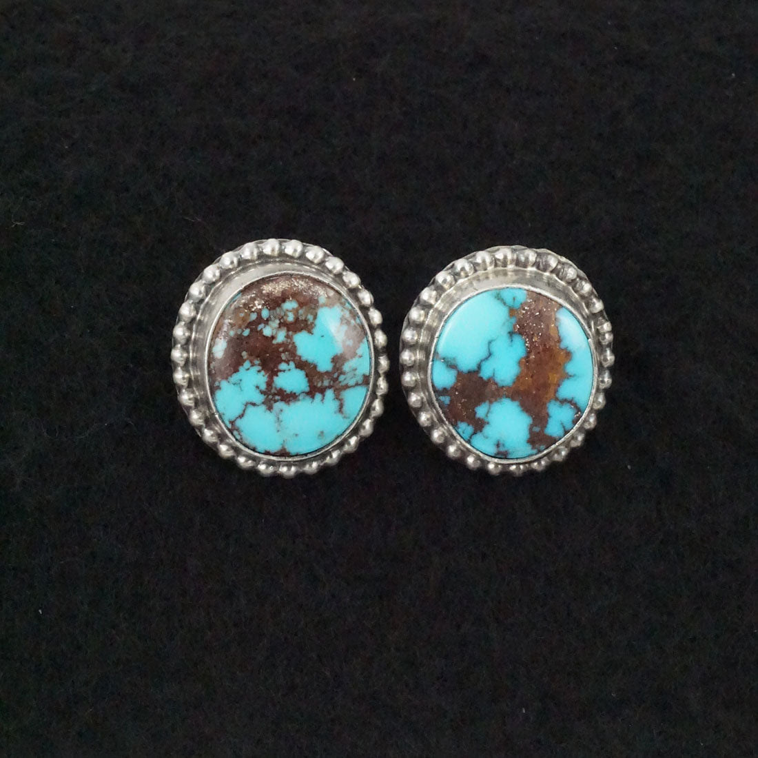 Darrin Livingston Turquoise & Sterling Silver Earrings & Pendant