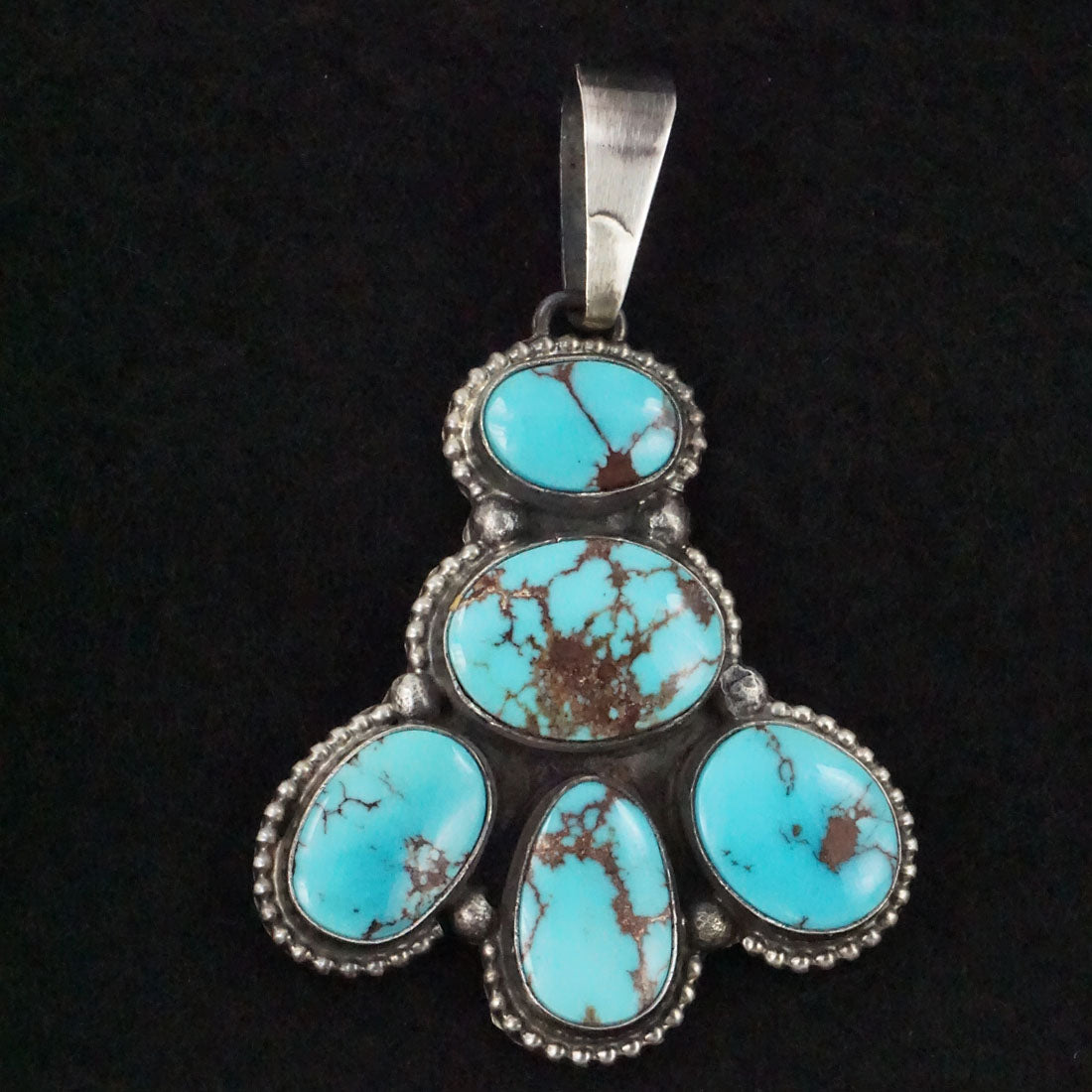 Darrin Livingston Turquoise & Sterling Silver Earrings & Pendant