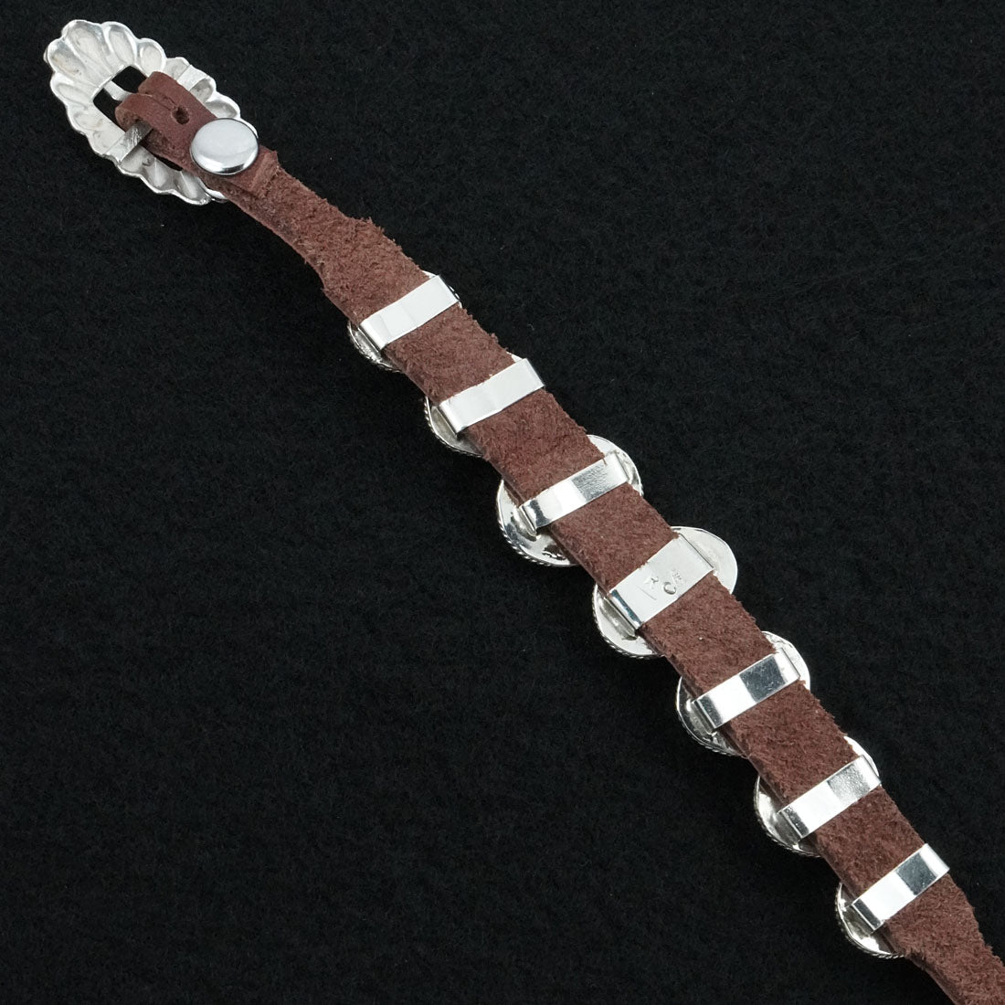 Rosita Charlie Turquoise, Sterling Silver & Leather Bracelet